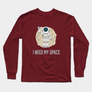 Astronaut with a moon Long Sleeve T-Shirt